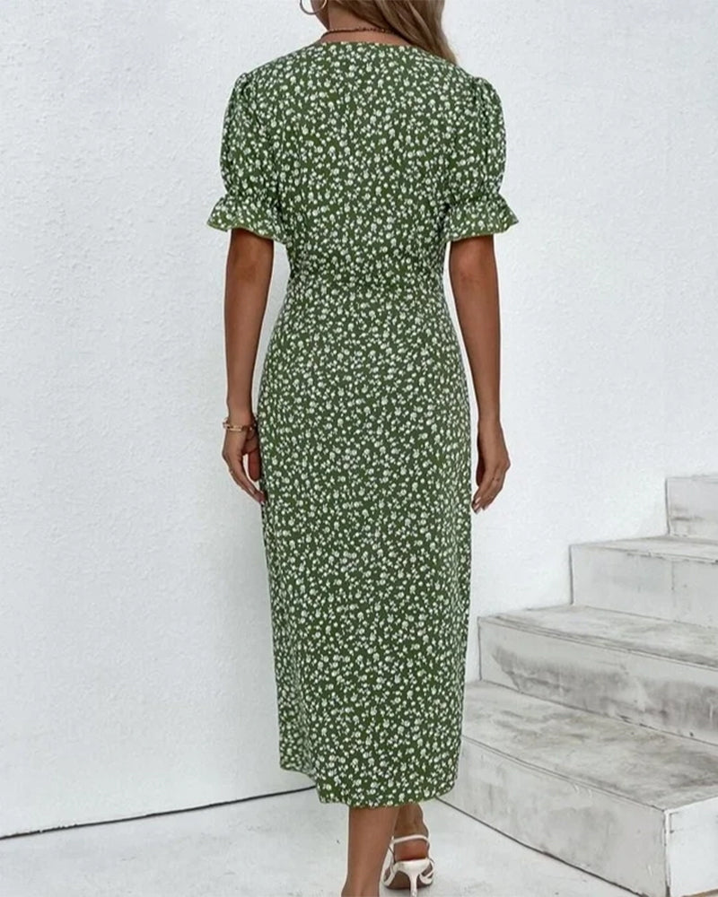 Gloria – Vestido floral con encanto vintage