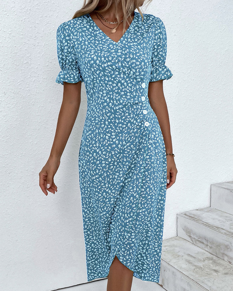 Gloria – Vestido floral con encanto vintage