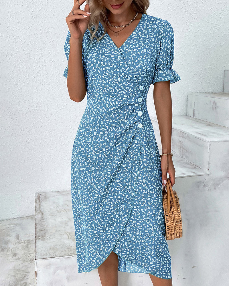 Gloria – Vestido floral con encanto vintage