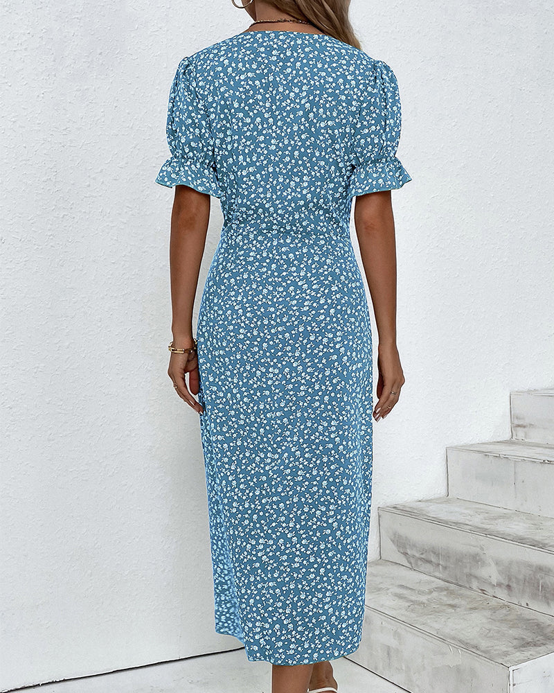 Gloria – Vestido floral con encanto vintage