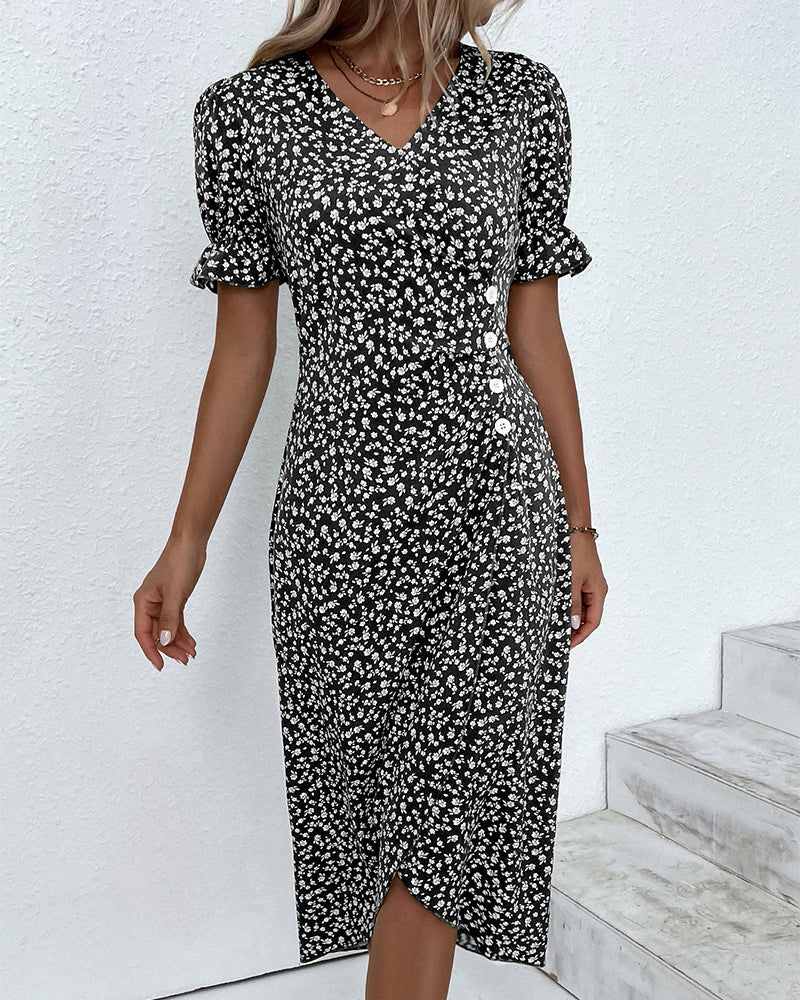 Gloria – Vestido floral con encanto vintage