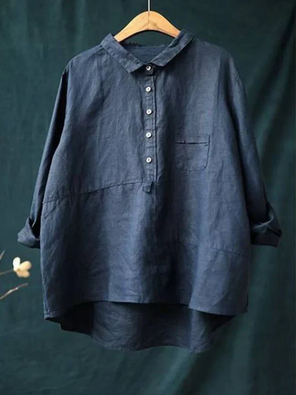 Rhea – Camisa de lino para mujer con estilo atemporal