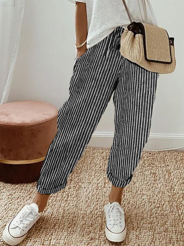 LUCY – Pantalones de lino con estilo