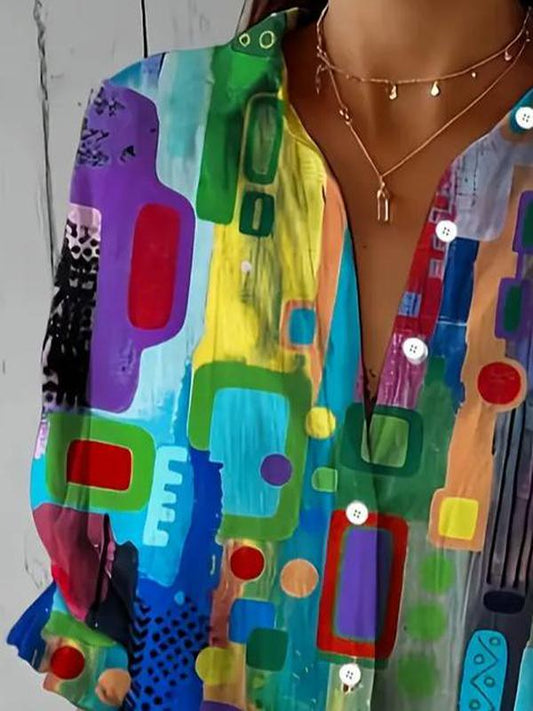 Mila – Camisa abotonada sofisticada con elegancia atemporal