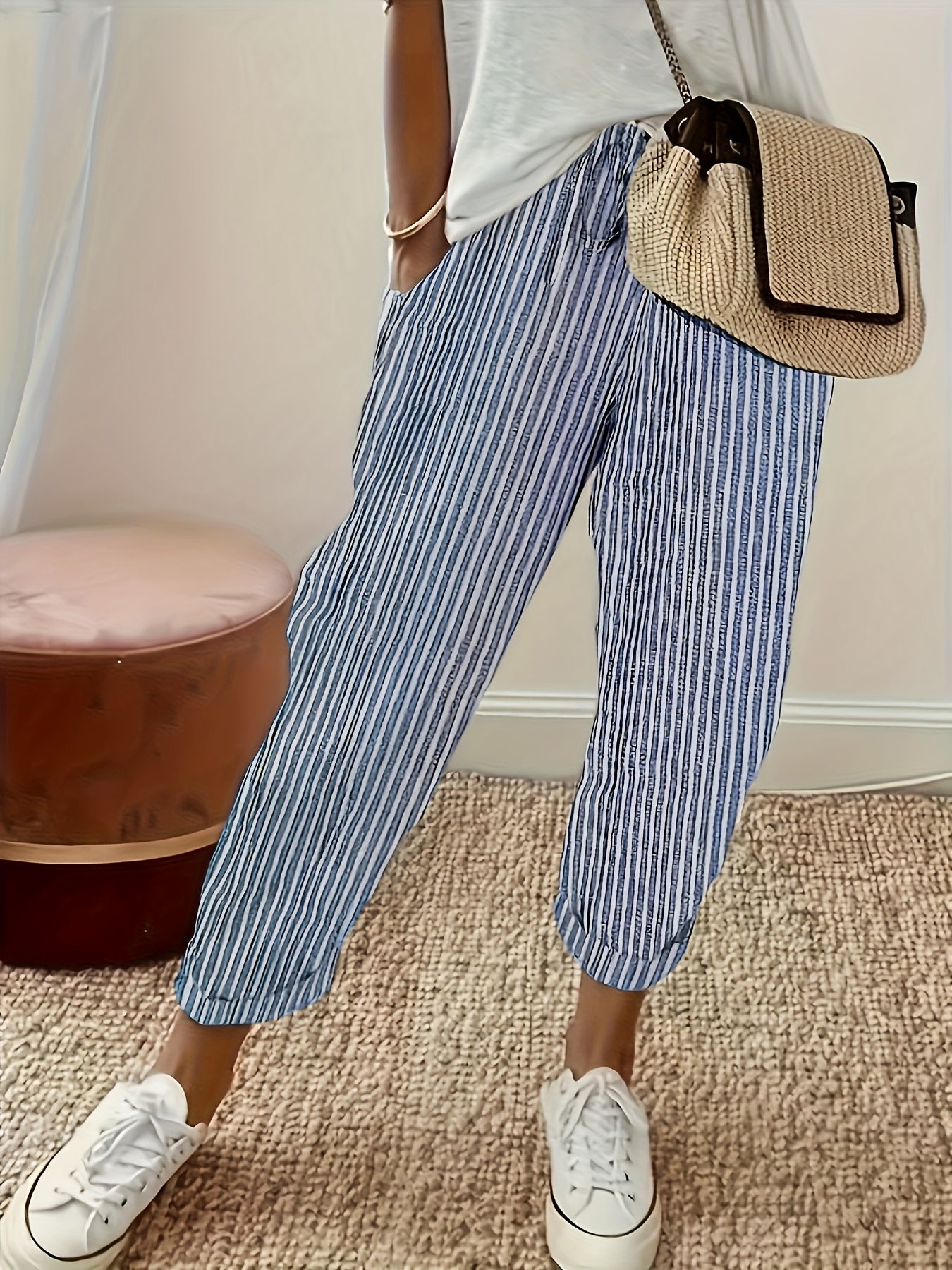 AMELIA – Pantalón de Cintura Elástica con Estilo Atemporal
