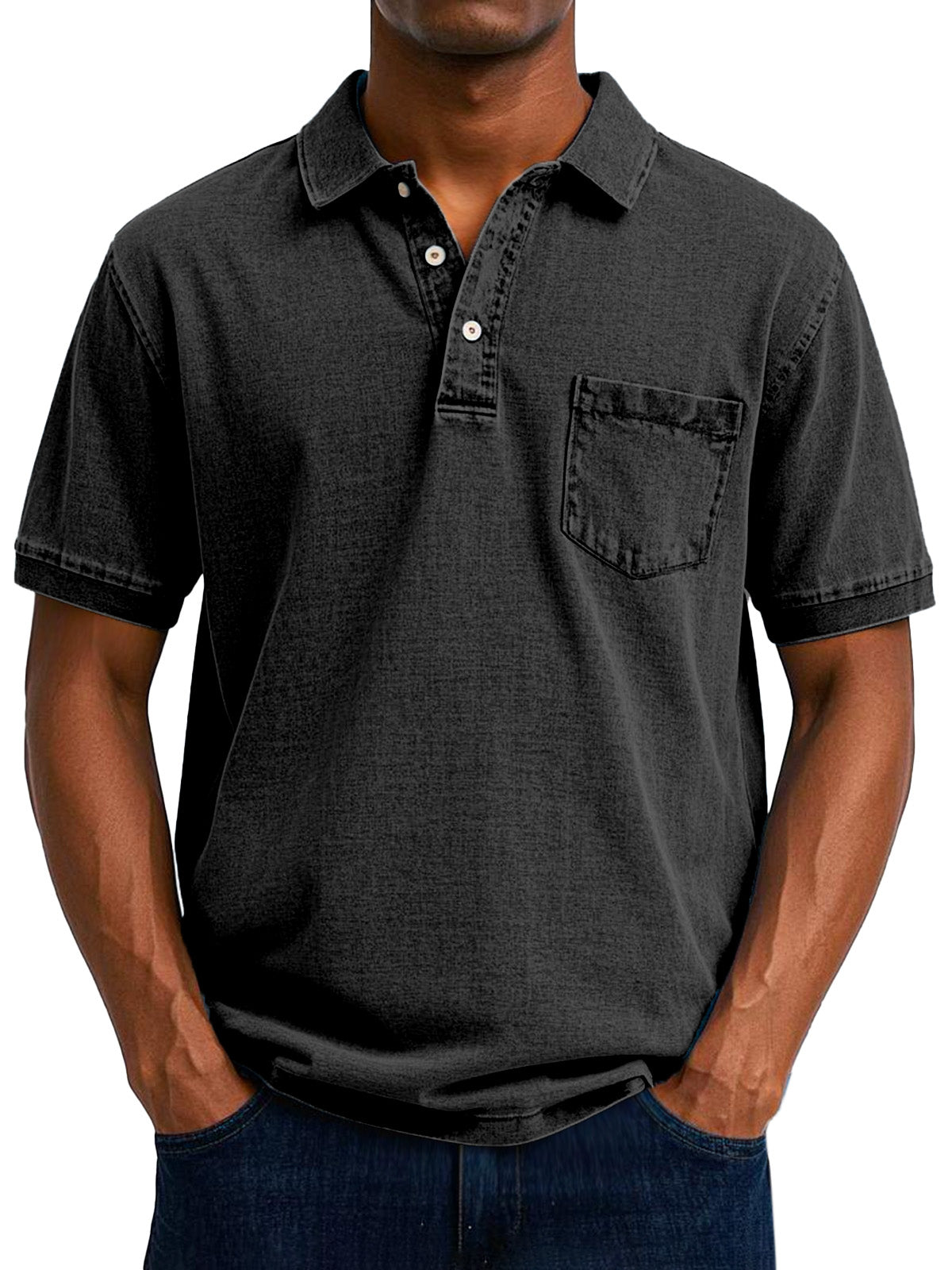 William – Polo Casual con Estilo Vintage para Hombre