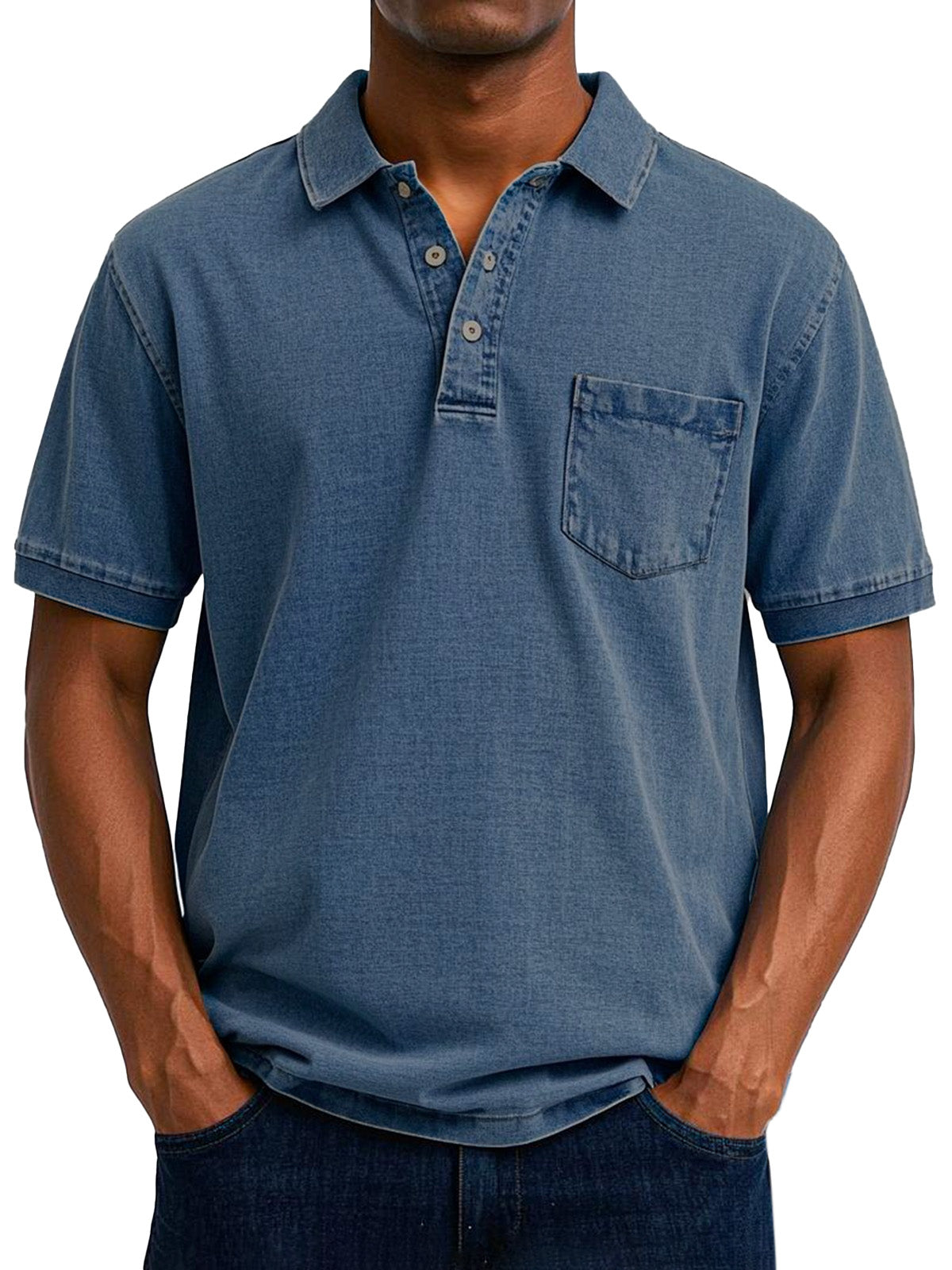 William – Polo Casual con Estilo Vintage para Hombre