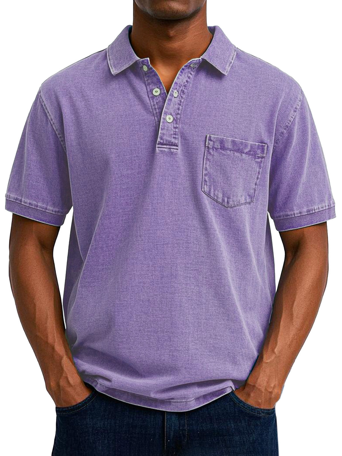 William – Polo Casual con Estilo Vintage para Hombre