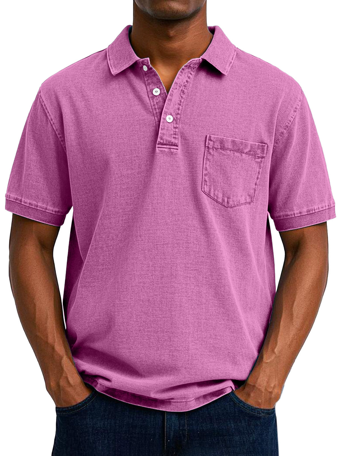 William – Polo Casual con Estilo Vintage para Hombre