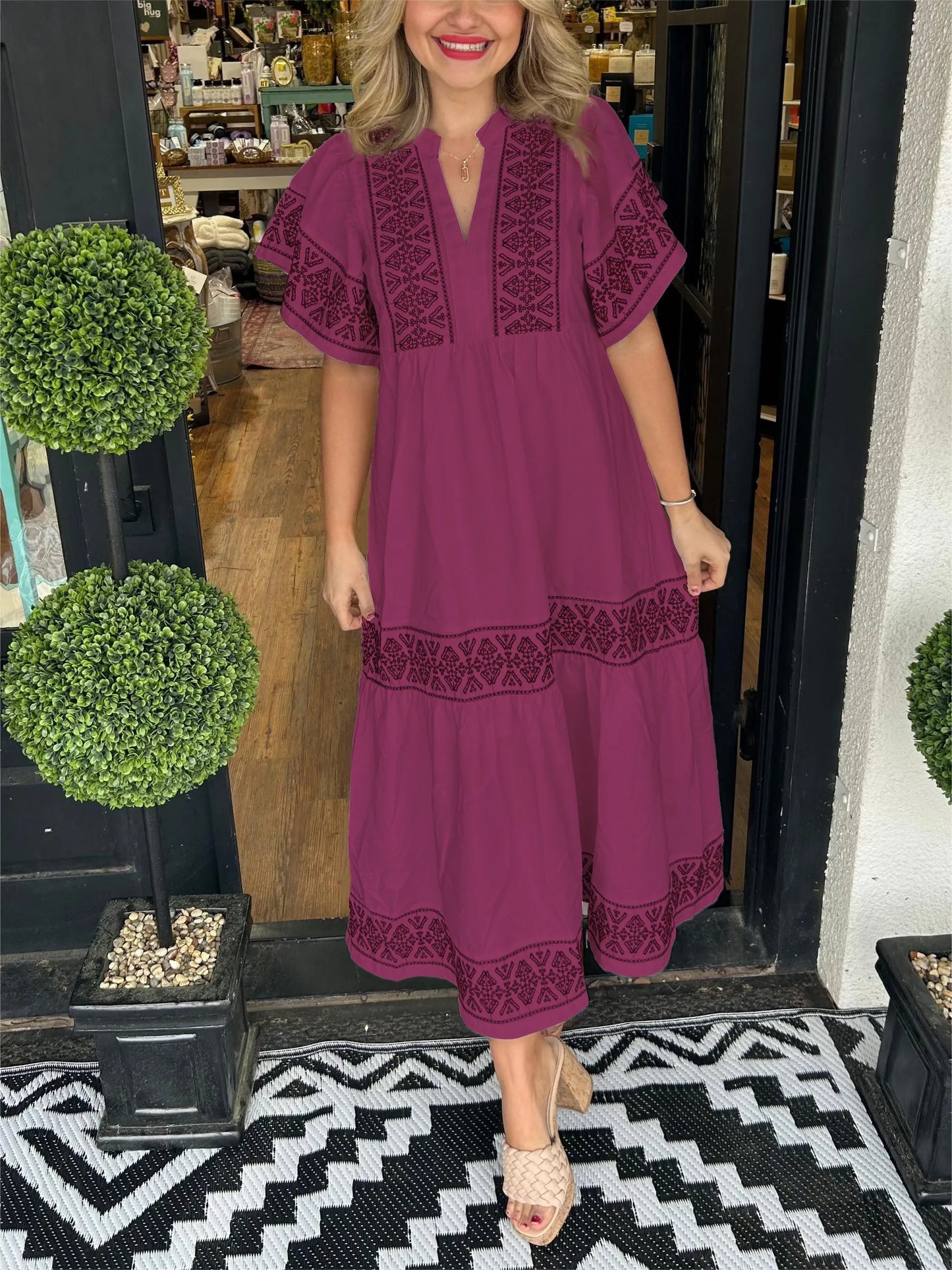 Nancy – Vestido boho maxi imprescindible
