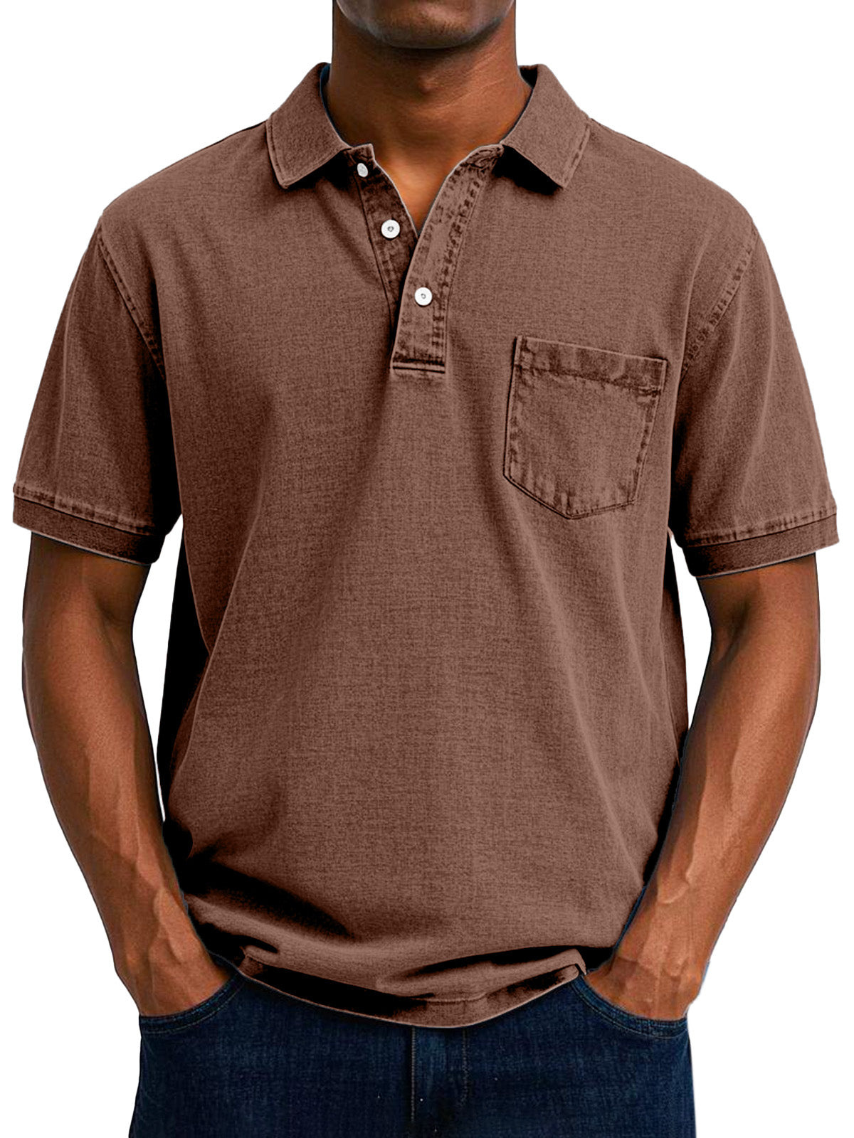 William – Polo Casual con Estilo Vintage para Hombre