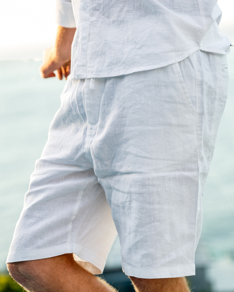 Casablanca – Bermudas de lino premium