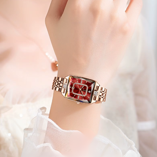 Reloj RoseRed – Diseño rectangular