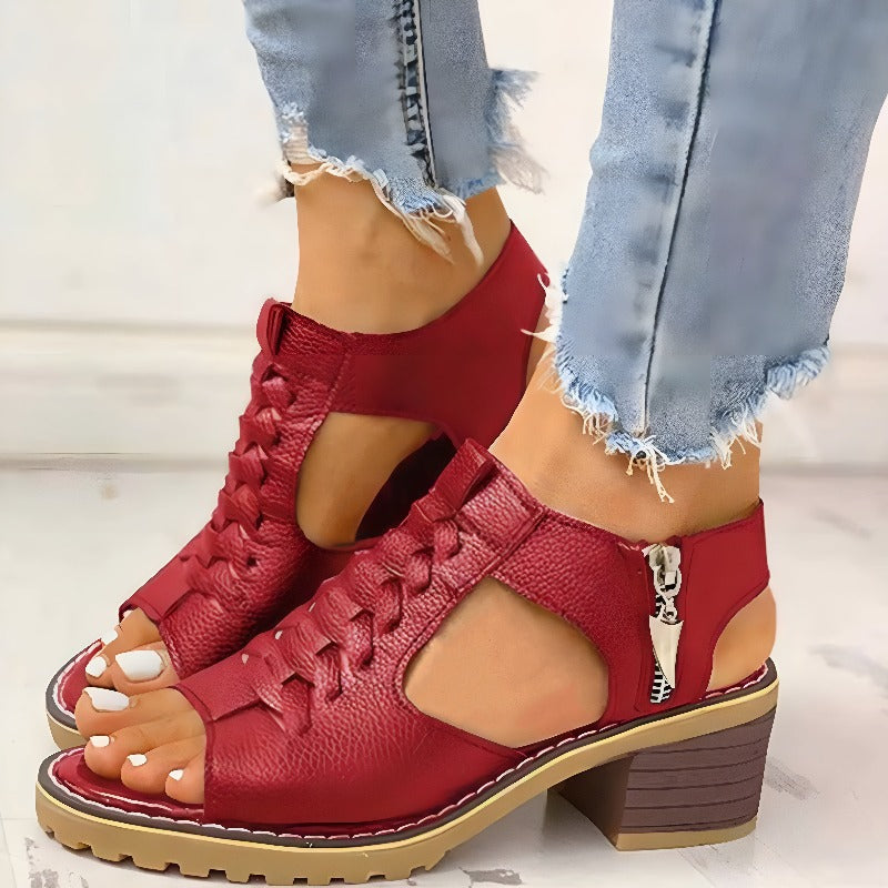 Scarlett – Sandalias clásicas de cuero
