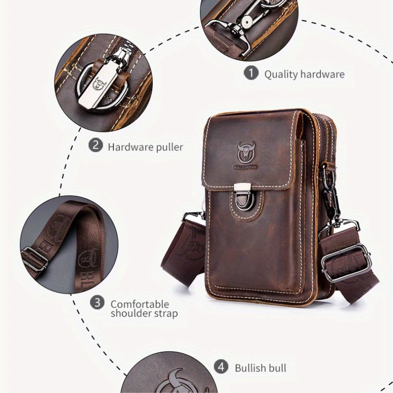 ToroStyle – Bolso de hombro multifuncional para hombre