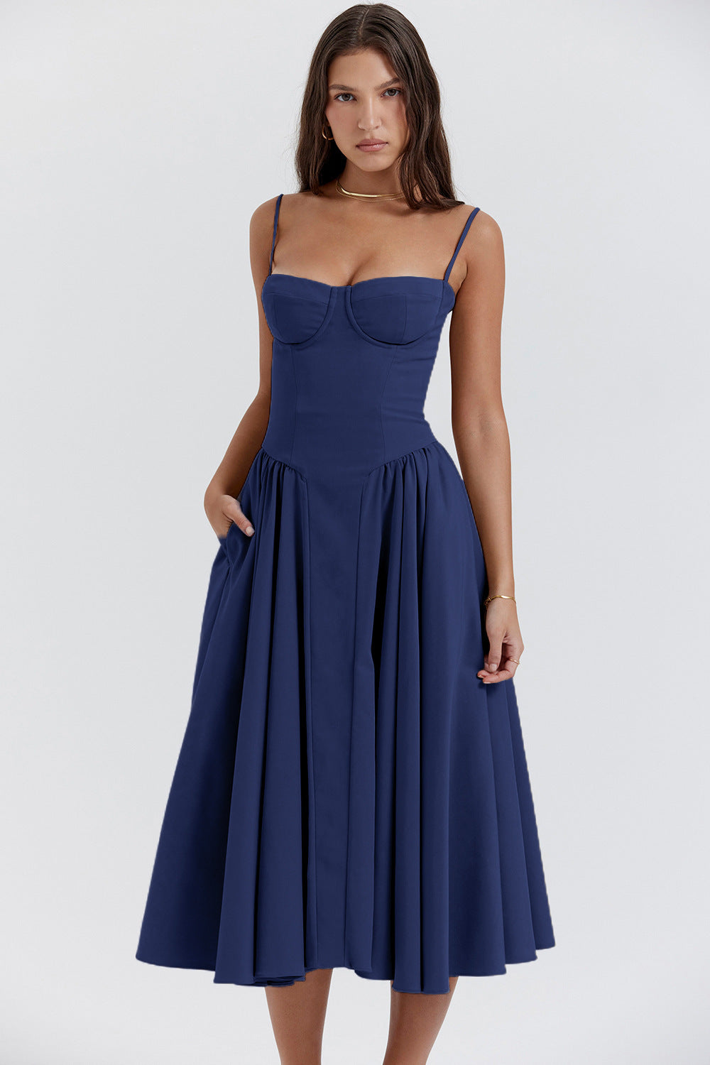 ORIUS– VESTIDO MIDI RETRO