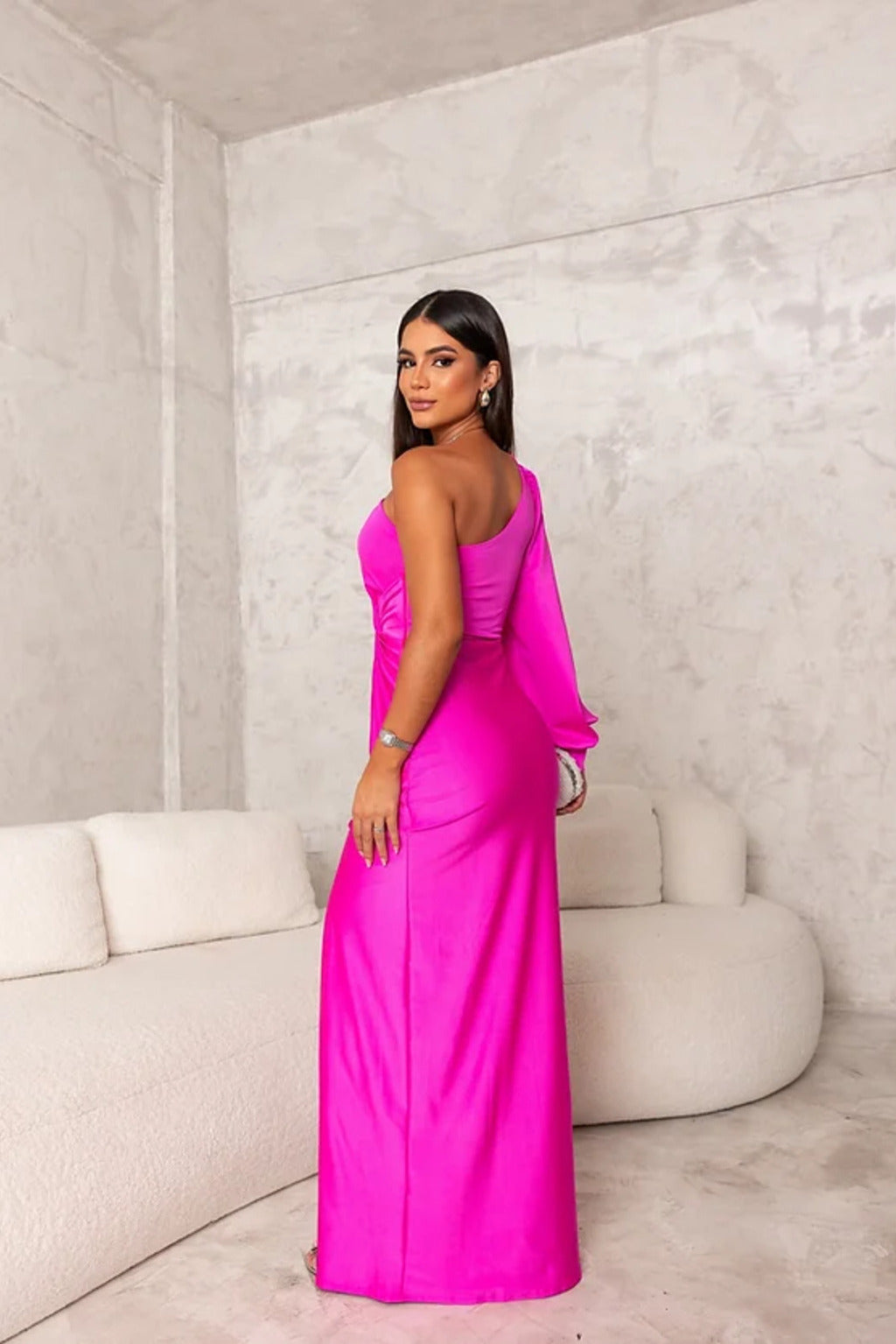 VESTIDO MELYSSA | ELEGANCIA DE UN SOLO HOMBRO