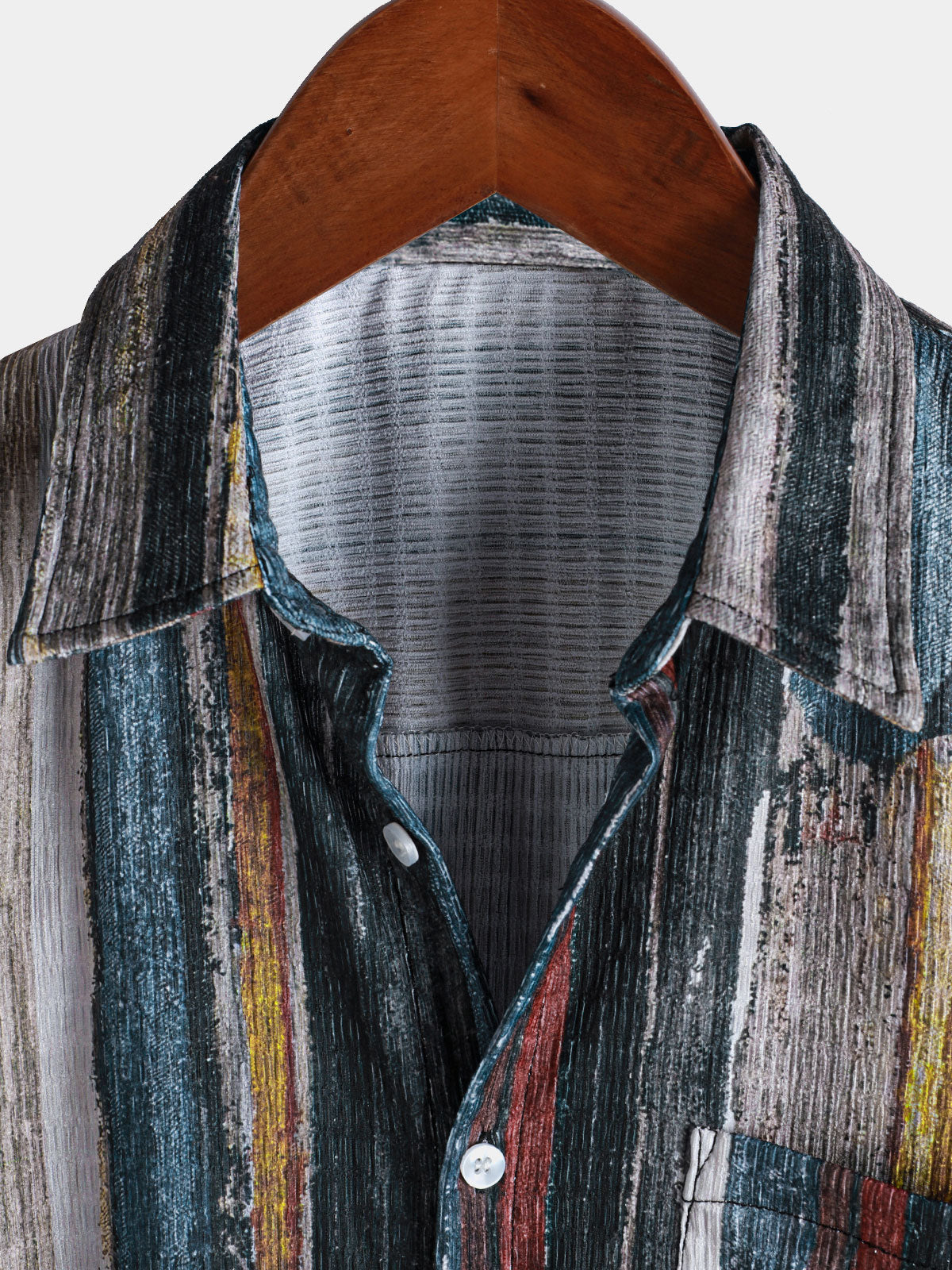 Makai – Camisa hawaiana con rayas para hombre