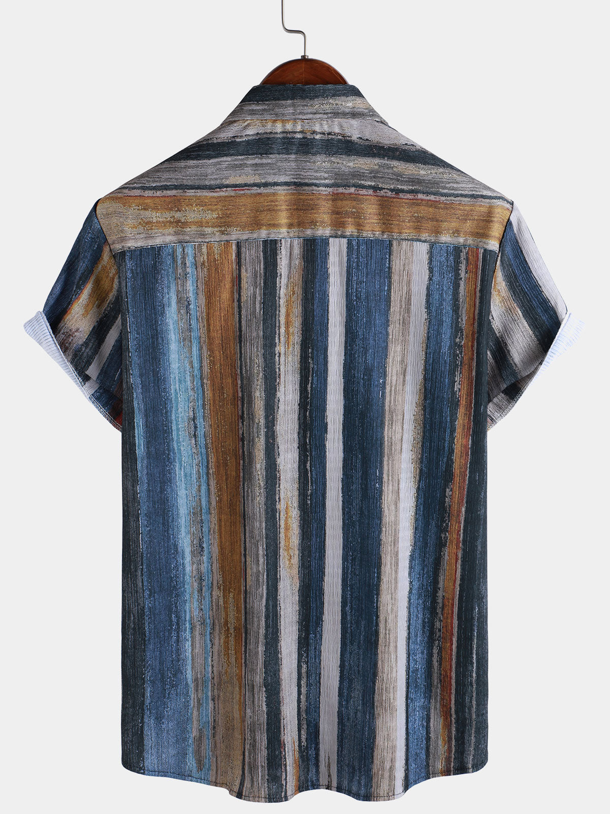 Makai – Camisa hawaiana con rayas para hombre