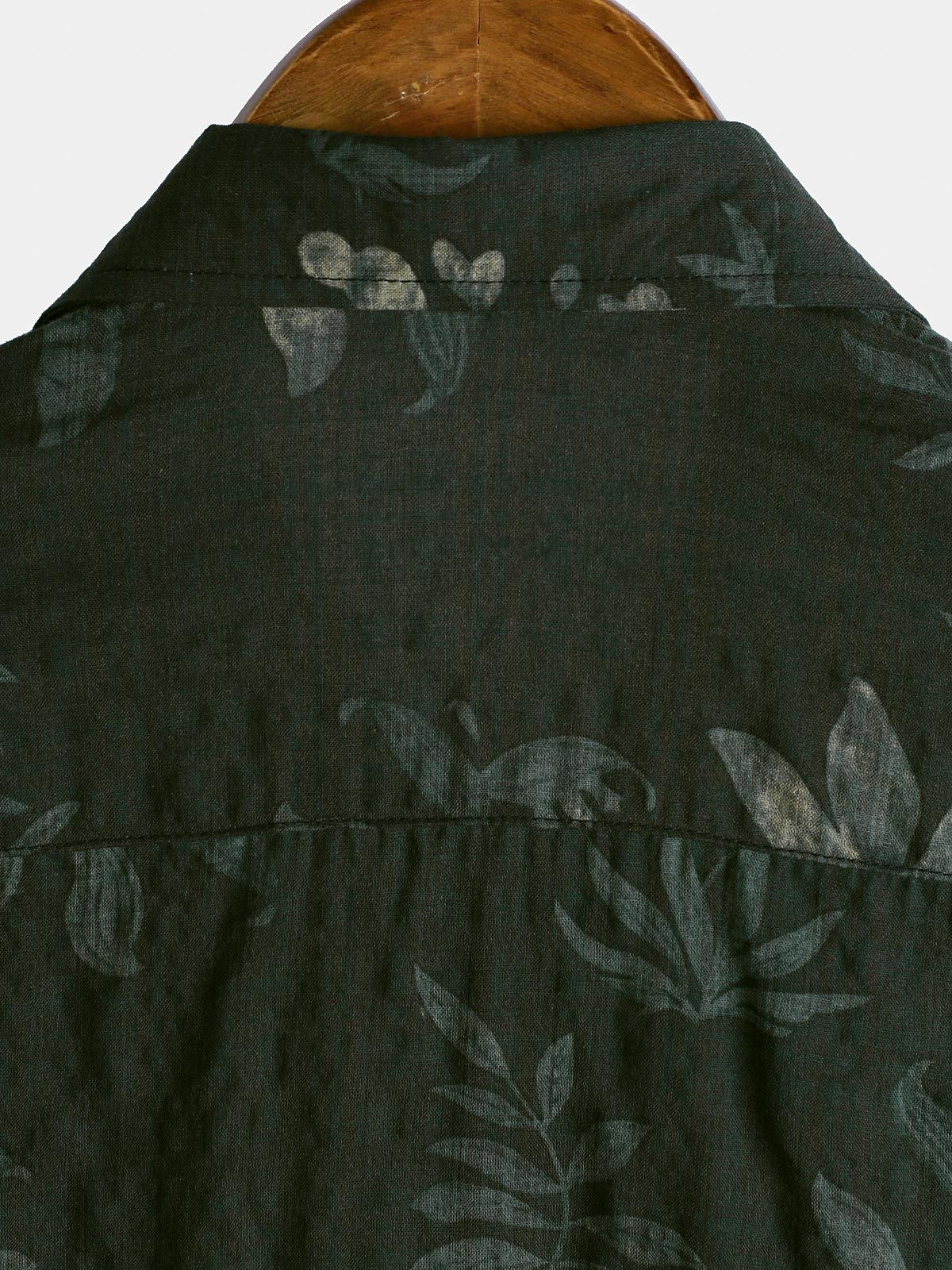 Camisa de manga corta transpirable con estampado floral vintage para hombre