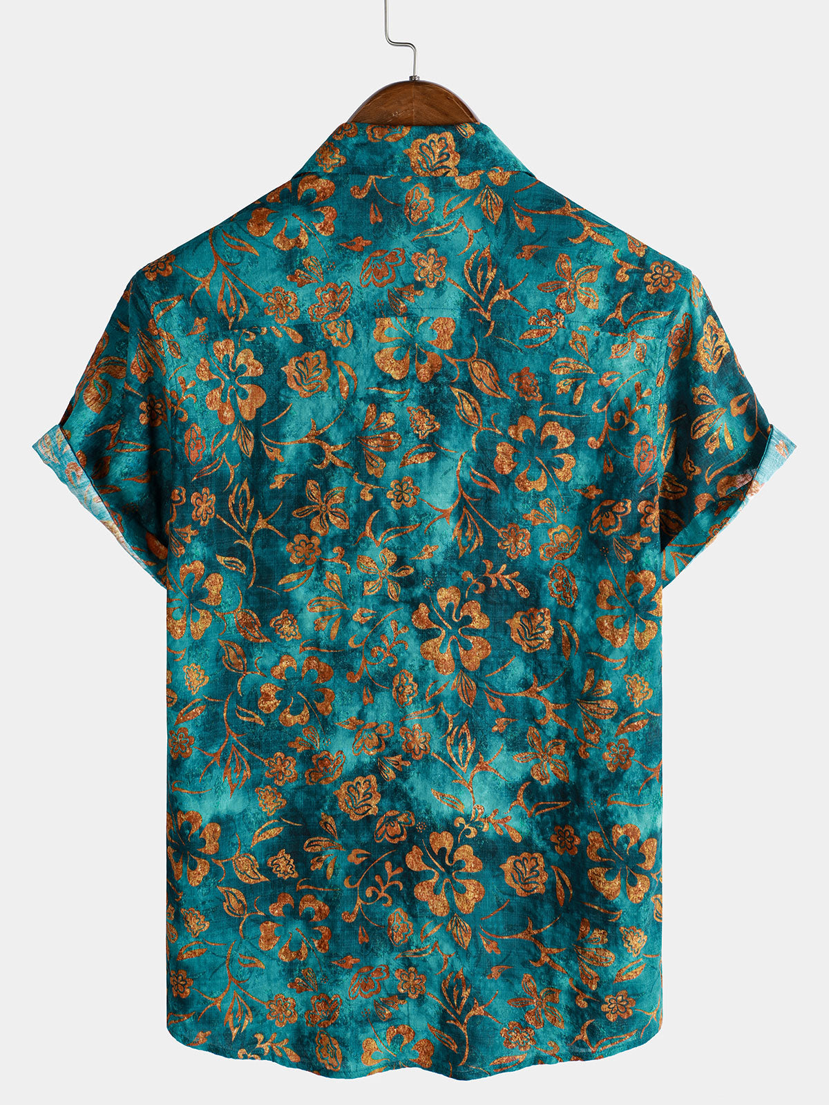 Kaleo - Camisa Hawaiana de estilo veraniego con estampado floral