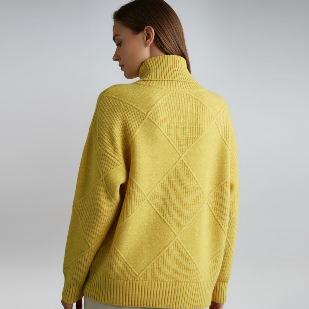 PULLOVER SUAVE DE CUELLO VUELTO