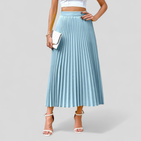 FALDA MIDI PLISADA n.06329