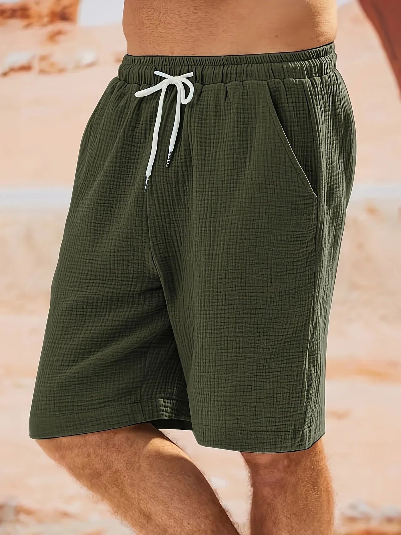 Elliot – Pantalones Cortos de Corte Suelto con Bolsillos
