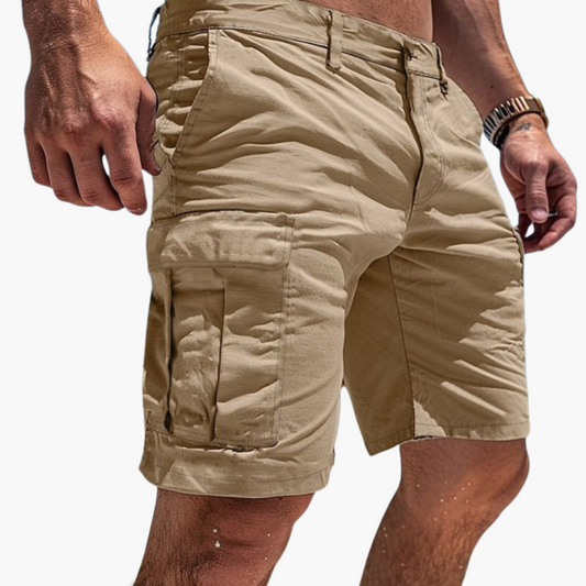 Cargo Shorts – Diseño Multi Bolsillo y Ajuste Cómodo