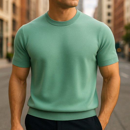 Théo – Camiseta Entallada de Lana Merino