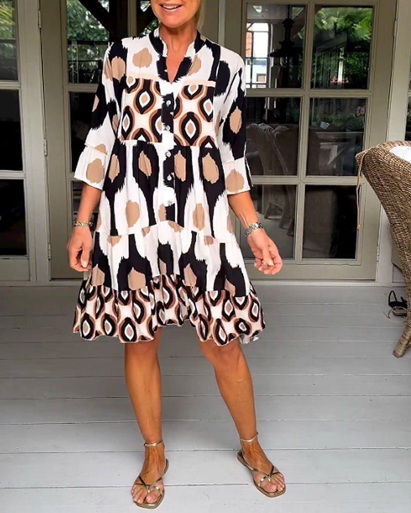 Laura – Vestido estampado con estilo