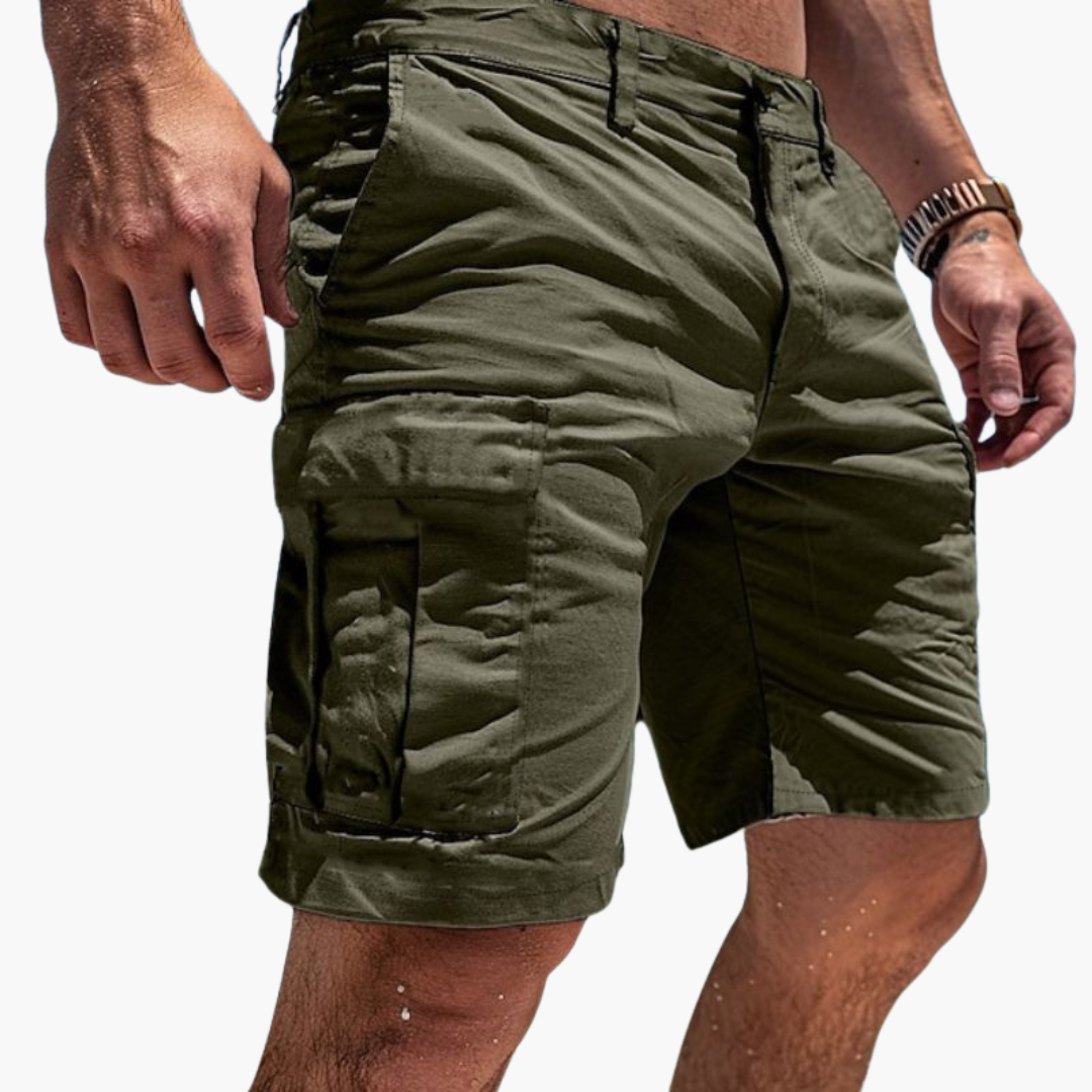Cargo Shorts – Diseño Multi Bolsillo y Ajuste Cómodo