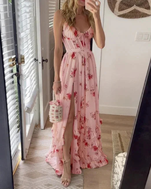 Sonia | Vestido floral con escote en V