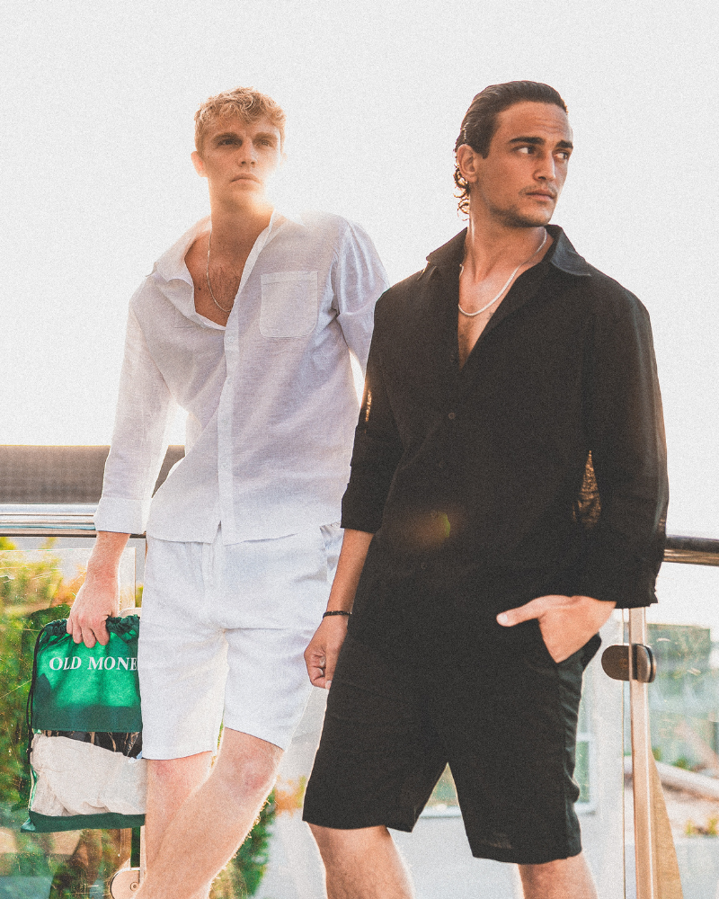 Casablanca – Bermudas de lino premium
