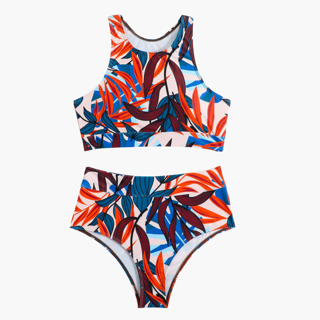 Nova – Bikini deportivo tipo bustier para natación y entrenamiento