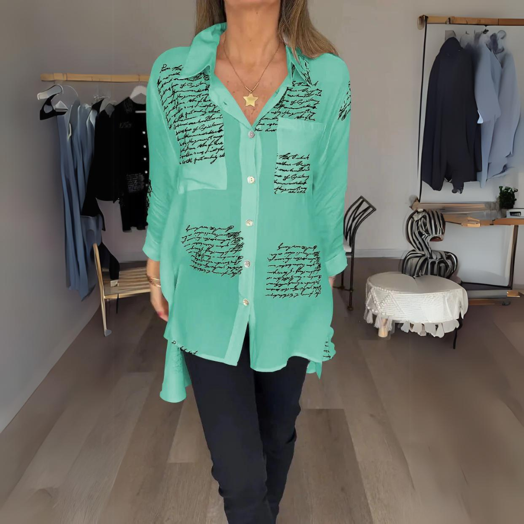 CAMISA LARGA CON BOTONES n.407153