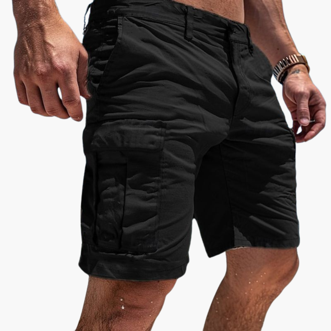 Cargo Shorts – Diseño Multi Bolsillo y Ajuste Cómodo