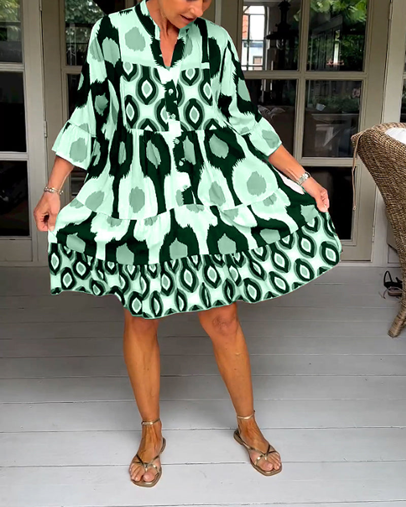 Laura – Vestido estampado con estilo