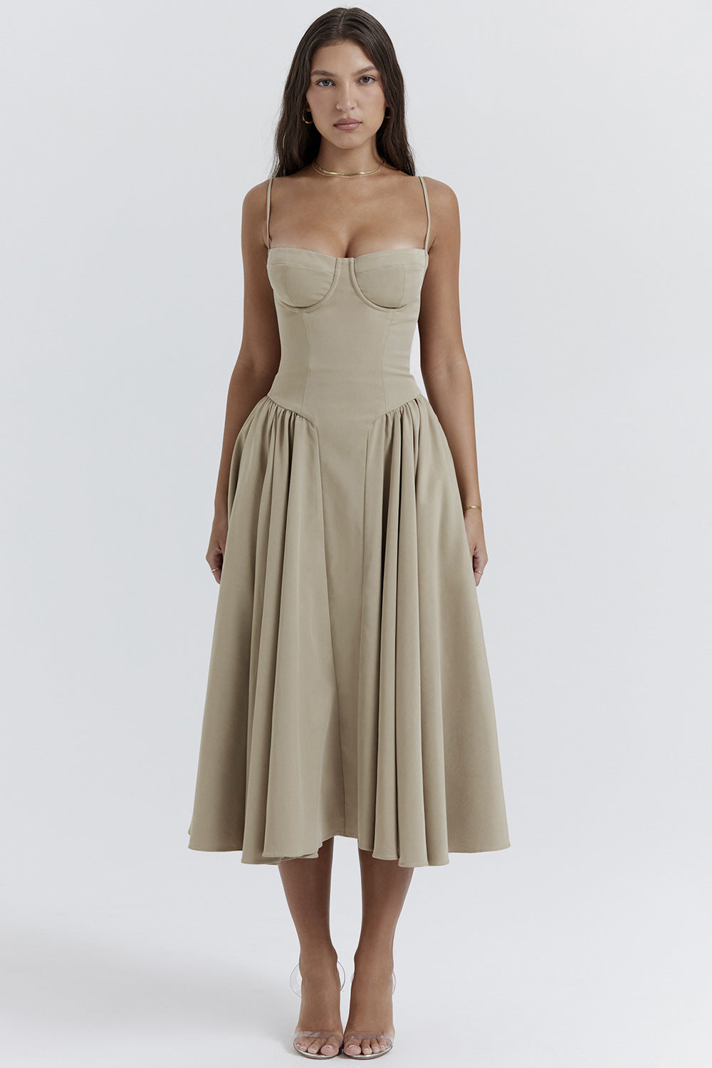 ORIUS– VESTIDO MIDI RETRO