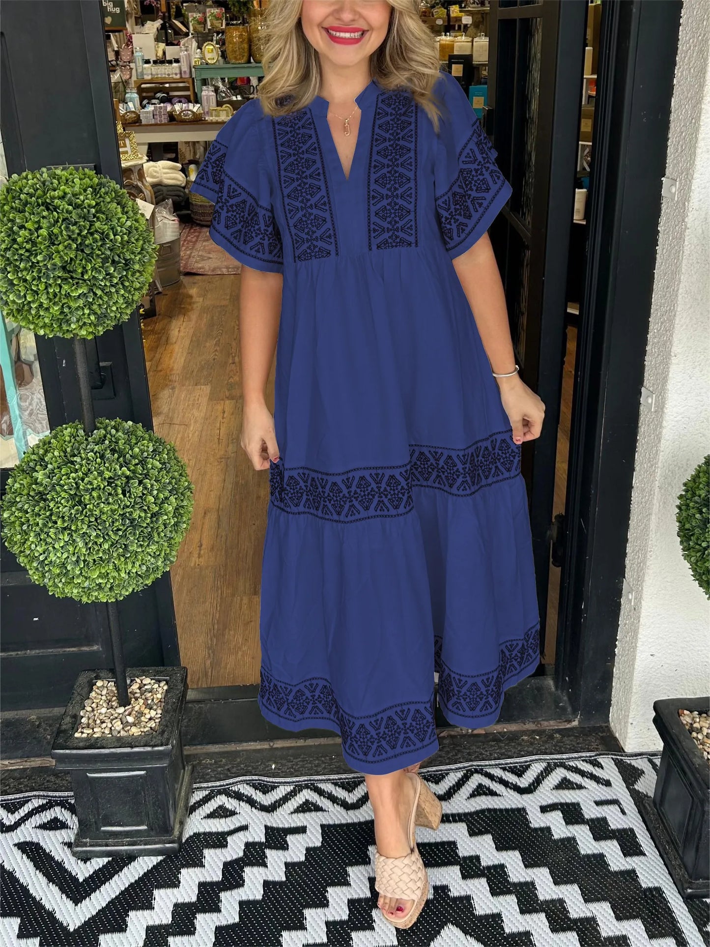 Nancy – Vestido boho maxi imprescindible