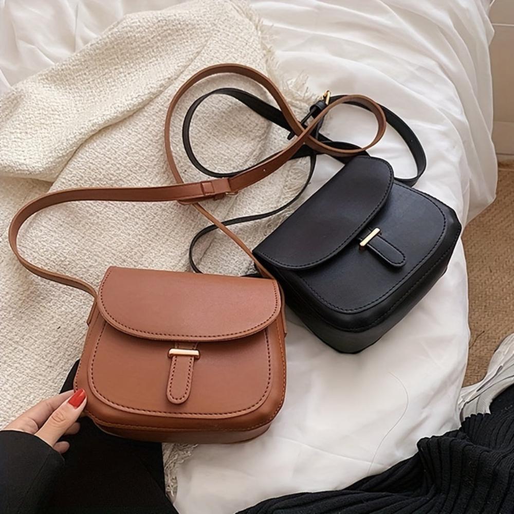 Amelia – Bolso bandolera retro de piel