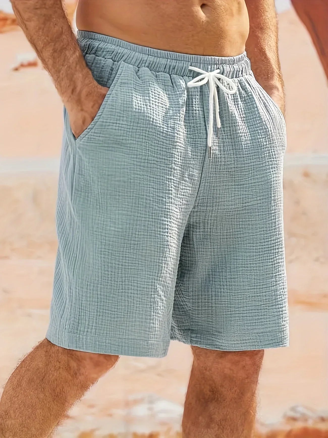 Elliot – Pantalones Cortos de Corte Suelto con Bolsillos