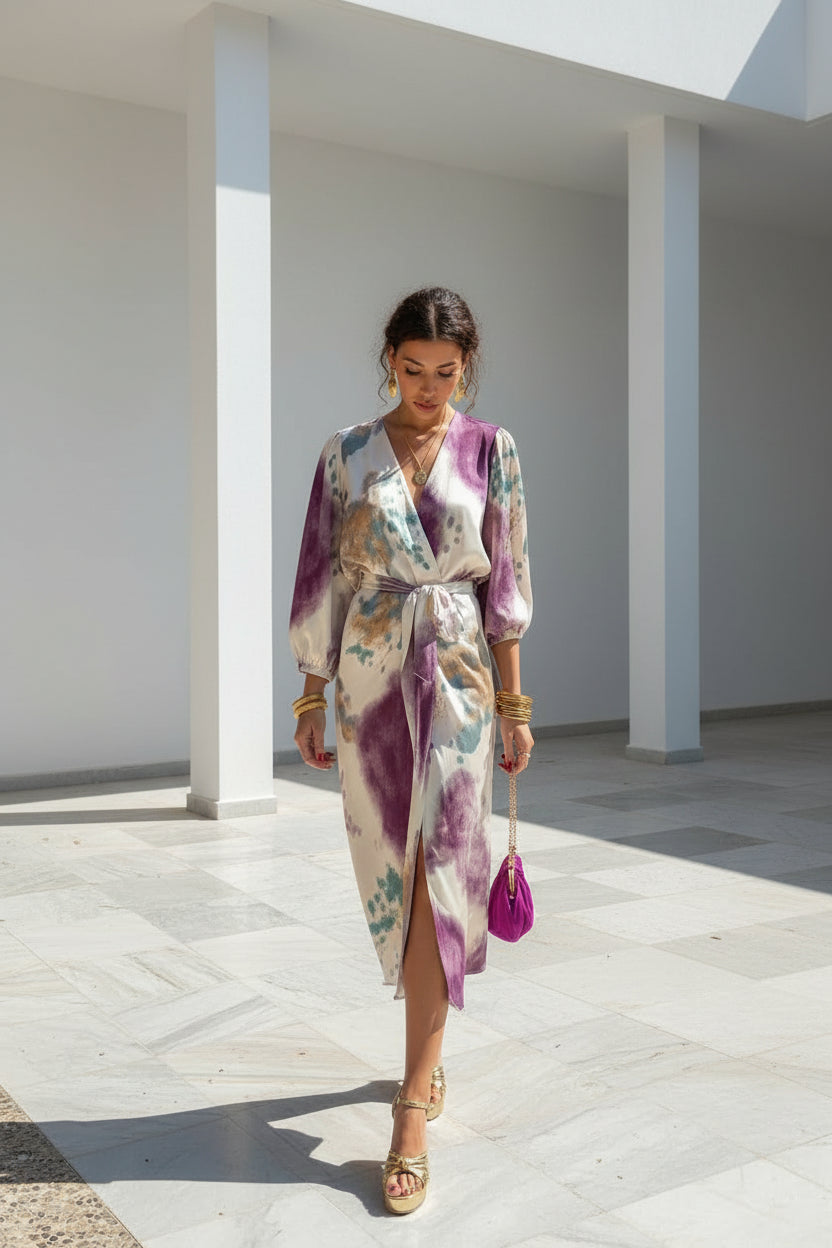 Morday – Vestido Midi Tropical