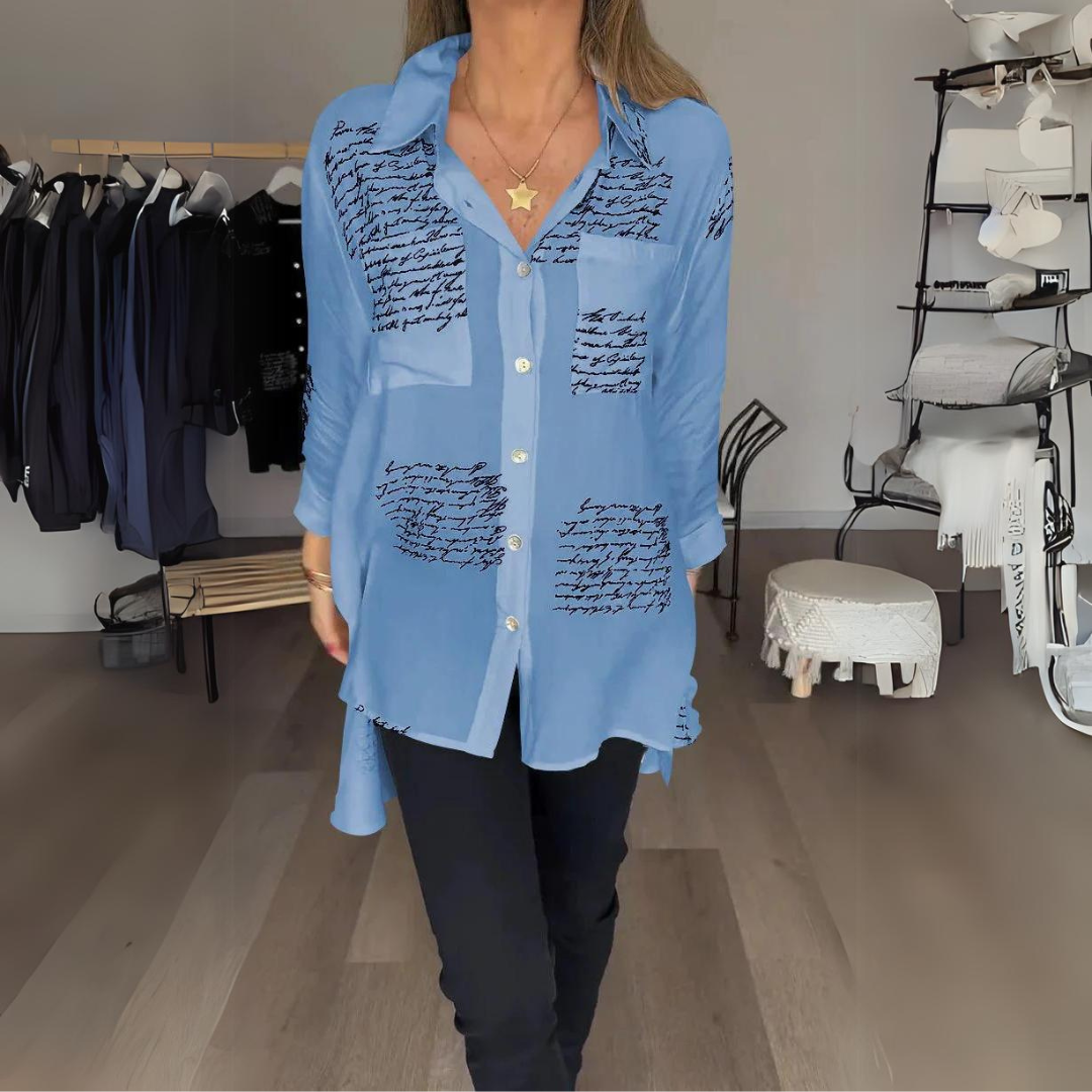 CAMISA LARGA CON BOTONES n.407153