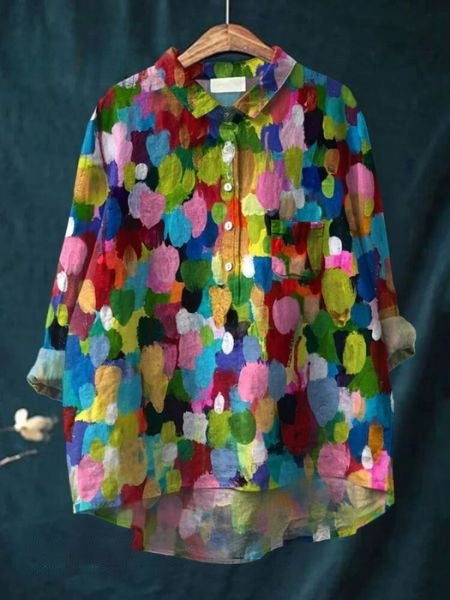 Lily – Blusa con estampado floral y corte favorecedor