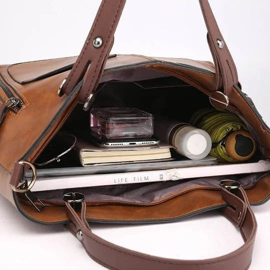 Atenea – Bolso de Hombro Elegante con Detalles de Lujo
