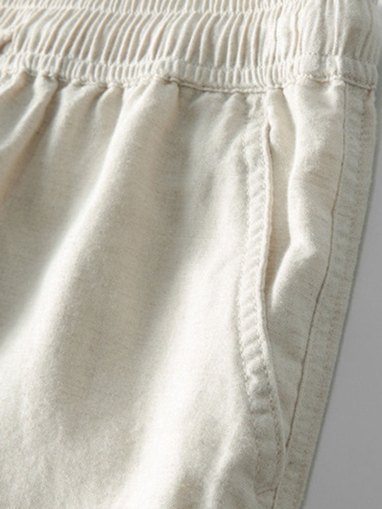 Leo – Conjunto Casual con Polo y Pantalón de Lino para Hombre