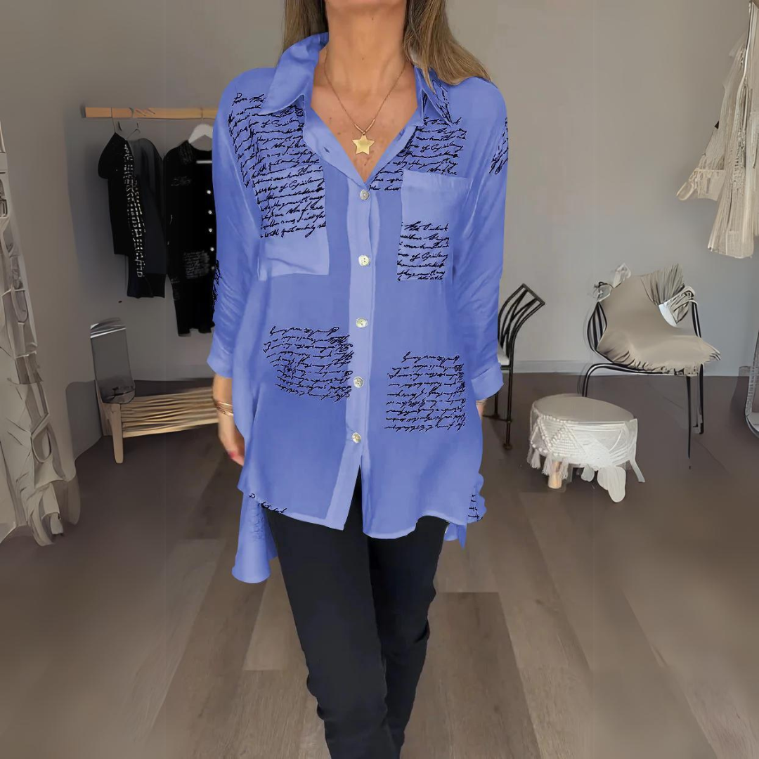 CAMISA LARGA CON BOTONES n.407153