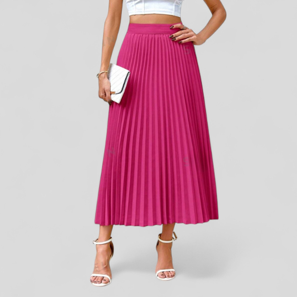 FALDA MIDI PLISADA n.06329