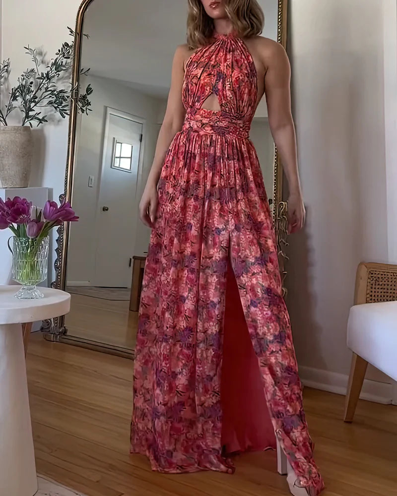 Oriane | Vestido largo con espalda descubierta